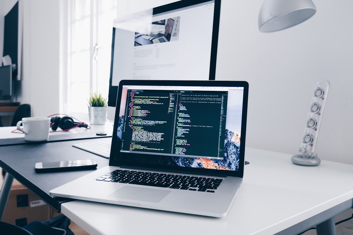 Clean product requirements document open on a laptop